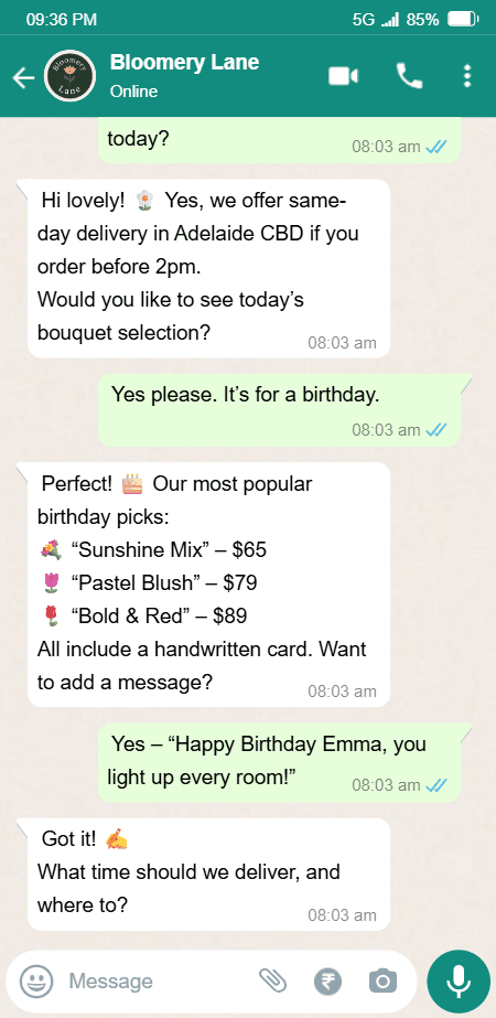 Automated Conversations